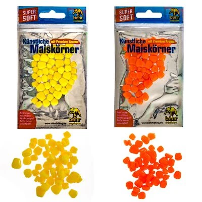 Künstliche Maiskörner Angelmais Angel Mais Körner Kunstmais Kunstköder Aromamais - Bild 1 von 2