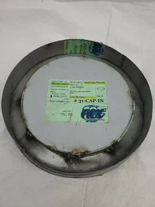 Ace Air Condit 7.5"x 10" Round 24 Ga. Galvanized Low Pressure Endcap Inner Wall - Picture 1 of 3