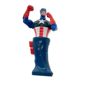Giocattolo portatile vintage Marvel Captain America con scudo 2001 statuetta MAXX - Foto 1 di 5