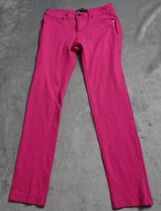 Like an Angel Pants Girls Medium Pink Skinny Straight Pockets Flat Front Jeans! - Picture 1 of 9