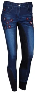 Harrys Horse Reithose Cambridge 36 blau Jeans Vollbesatz Jeansreithose - Bild 1 von 1