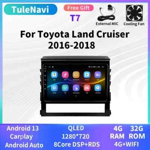For Toyota Land Cruiser 2016-2018 Car Radio GPS Multimedia Auto Player Screen - Picture 1 of 32