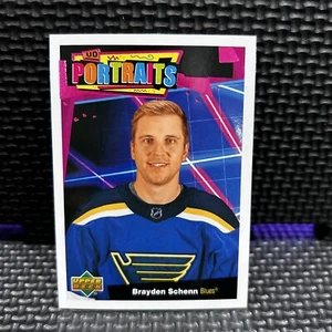 2020-21 Upper Deck Series 1 Portraits #P38 BRAYDEN SCHENN - Picture 1 of 2