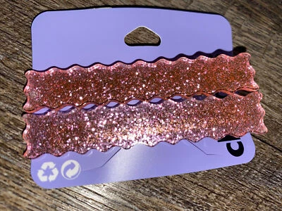 Claire's 3 дюйма розовый блестящий стиль Barbie зажим заколка комплект новый с ярлыками день рождения  - Изображение 1 из 4