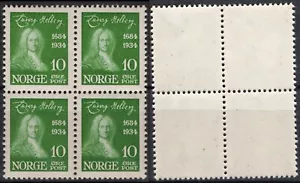 502 Norway 1934, NK 189 Holberg MNH, MI 168, SC #158. - Picture 1 of 1