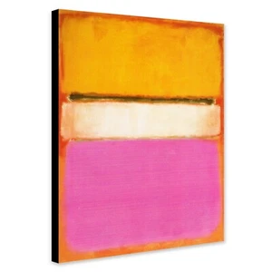 White Center Abstract Art By Mark Rothko - Canvas Wall Art Framed Print - Picture 1 of 6