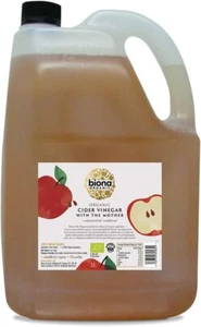 Biona Organic Apple Cider Vinegar with Mother 5 L, 5 Percent Acidity - Raw - Picture 1 of 6