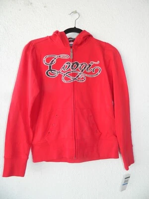 Nueva Auténtica Sudadera con Capucha COOGI Roja con Cremallera Talla XL (16) NUEVA CON ETIQUETAS Foto 1 de 4