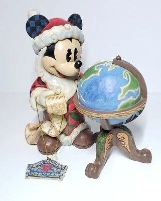 Disney Traditions Jim Shore Seasons Greetings Around The World 4033271 Mickey - Image 1 of 4
