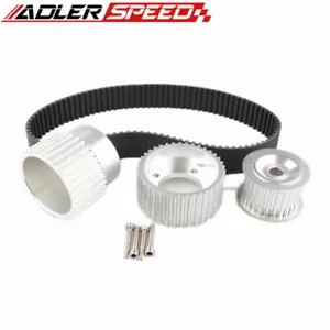 For 12A 13B 20B 15mm RX7 FD FC RX3 Gilmer Drive Pulley Kit 1.5" Notch Belt - Foto 1 di 4
