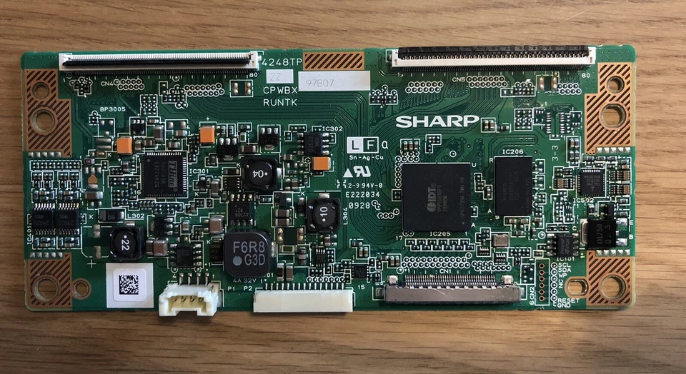 SCHEDA T-CON SHARP 4248TP CPWBX RUNTK spedizione con corriere - Immagine 1 di 1