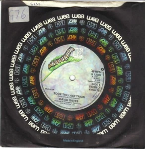DAVID GATES - TOOK THE LAST TRAIN b/w ANN 7" SINGLE VG/G+ 1978 ELEKTRA - Picture 1 of 1
