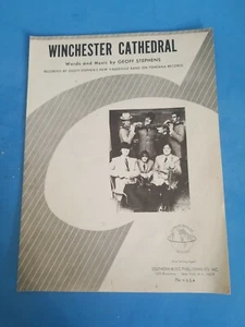 SPARTITI MUSICALI VINTAGE - CATTEDRALE DI WINCHESTER - 1966 - Foto 1 di 4