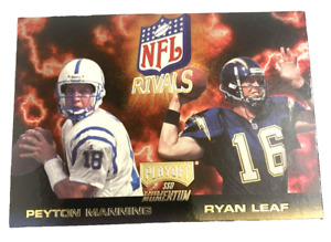 1998 Playoff Momentum Rivals Peyton Manning/Ryan Leaf #R20 Rookie