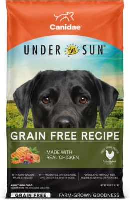 CANIDAE Under the Sun Grain-Free Chicken Recipe Adult Dry Dog Food, 40lb