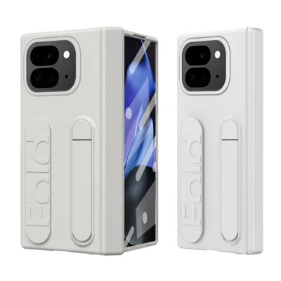 Funda con bisagra anti-caída plegable/plegable 2 para Google Pixel 9 Pro con correa para muñeca y soporte Foto 1 de 4