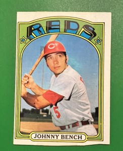 1972 TOPPS #433 JOHNNY BENCH - CINCINNATI REDS - HOF