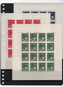 Croatia ww2 1944 - Red Cross - complet set in mini sheets MNH ! - Picture 1 of 1