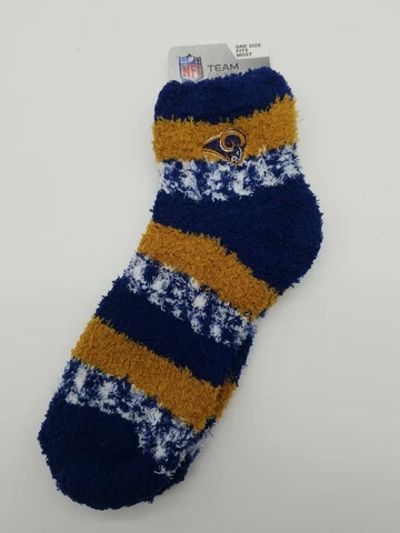 NEW!!! NFL Officially Licensed Los Angeles Rams Socks One Size Fits Most Cover