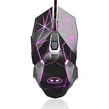G10 Gaming Mouse Wired 7 Colors Breathing LED Backlit Gaming Mouse 6 Adjustab...