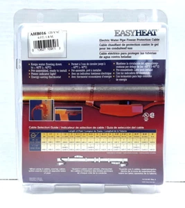 Cable de protección contra congelación de tubería de agua eléctrica Easy Heat de 6 pies de largo nuevo - Imagen 1 de 6