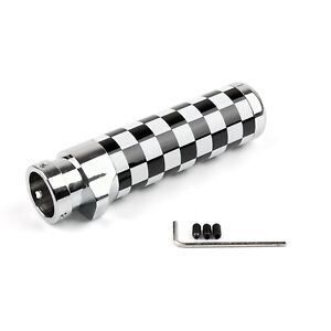 Black Checkered Handle Hand Brake Emergency Cover Trim For Mini Cooper