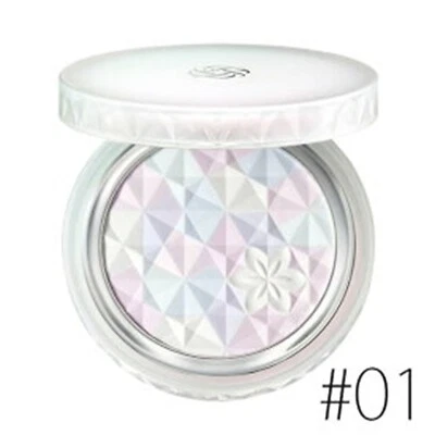 Kose COSME DECORTE AQ Aura Reflector 01 crystal lavender 10g with brush & puff  - Image 1 of 3