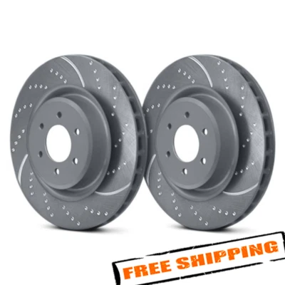 EBC 3GD Series Sport Dimpled & Slotted 1-Piece Brake Rotors for 12-17 Audi Q5 - Изображение 1 из 3