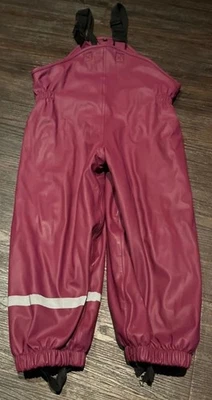 Weinrot gefütterte Matschhose - Größe: 98 - marke: Outburst - Bild 1 von 3
