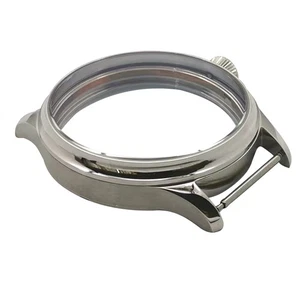 Waterproof Stainless Steel Watch Case W/Crown For ETA6497 6498 ST3600 Movement - Picture 1 of 9
