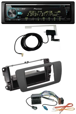 Pioneer MP3 AUX CD USB DAB Autoradio für Seat Ibiza (ab 12) - tuam grey - Bild 1 von 4