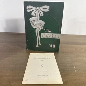 1948 Clarence High School Jahrbuch Saga New York mit 1949 Startprogramm - Bild 1 von 17