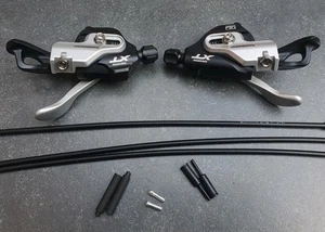Shimano Deore XT 10s I-spec B Shifter Set SL-M780 & Cable Kit  *SERVICED* VGC  - Picture 1 of 7
