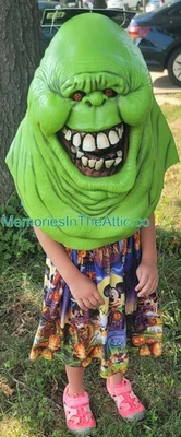 Trick Or Treat Studios Ghostbusters Movie Slimer Vinyl Halloween Mask NEW Detail - Image 1 of 4