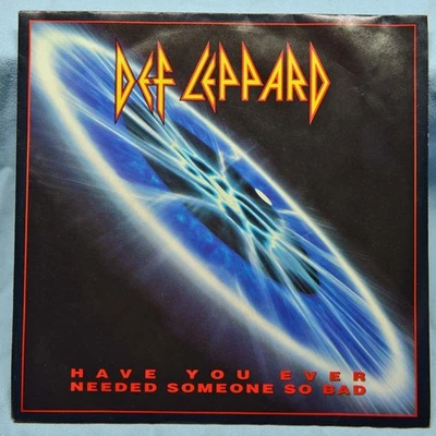 DEF LEPPARD Have You Ever Needed Someone So Bad UK 1992 LEP 8 🟢 EX+ / MINT- 🟢 - Image 1 of 4