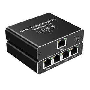 1000Mbps Ethernet Adapter LAN Internet Splitter  6 RJ45 Gigabit  für PC Lap8650 - Afbeelding 1 van 7