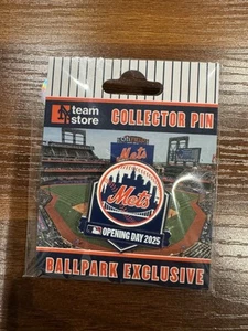 2025 NEW YORK METS OPENING DAY Logo Pin Citifield Pin MLB NYM Soto Sold Out! C - Picture 1 of 1