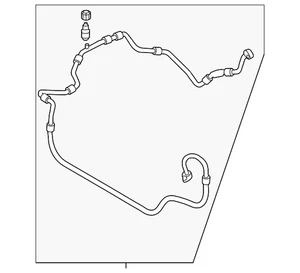 Genuine Volkswagen AC Line 561-820-743-H - Picture 1 of 2