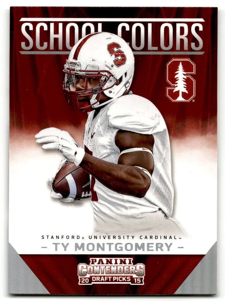2015 Panini Contenders Draft Picks #33 Ty Montgomery School Colors - Image 1 of 2