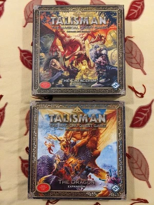 Talisman Revised 4th Edition The Dragon & The Cataclysm Expansions! (USED) - Image 1 of 4