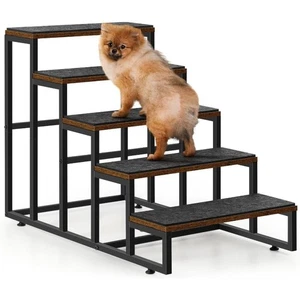 Scale per animali domestici a 5 livelli per cani e gatti di piccola media taglia con pedale antiscivolo - Foto 1 di 7