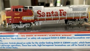N Atlas Dash 8-40BW BNSF Patch Ex-Santa Fe Rd# 567 DCC - Picture 1 of 6