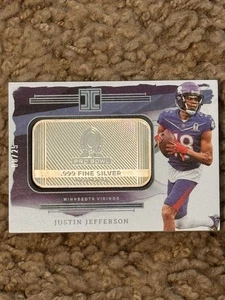 2023 Impeccable Justin Jefferson Pro Bowl 1oz Silberbarren /25 #PBS-JJ Vikings - Bild 1 von 3
