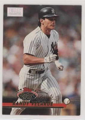 1993 Topps Stadium Club 1st Day Issue Randy Velarde #32 - Image 1 of 2