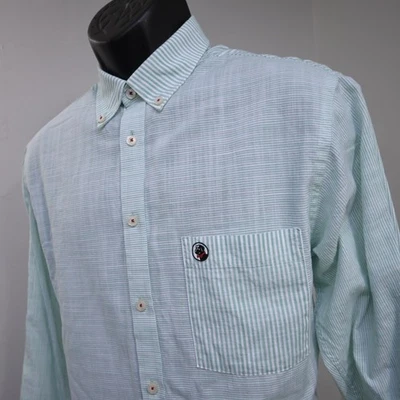 Southern Proper Dress Shirt Striped Long Sleeve Front Pocket Mens Size Medium - Image 1 of 4