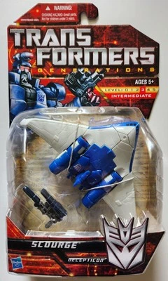 Scourge Transformers Generations Deluxe Class Action Figure Decepticon 2010 Jet - Image 1 of 4