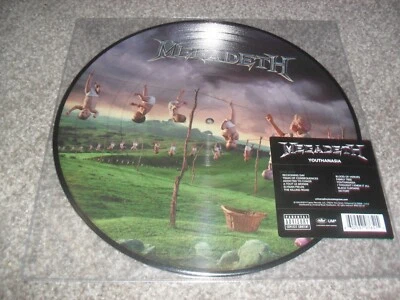 MEGADETH -YOUTHANASIA- AWESOME RARE LTD EDITION PICURE LP VINYL NEW CANADA NEW - Image 1 of 3