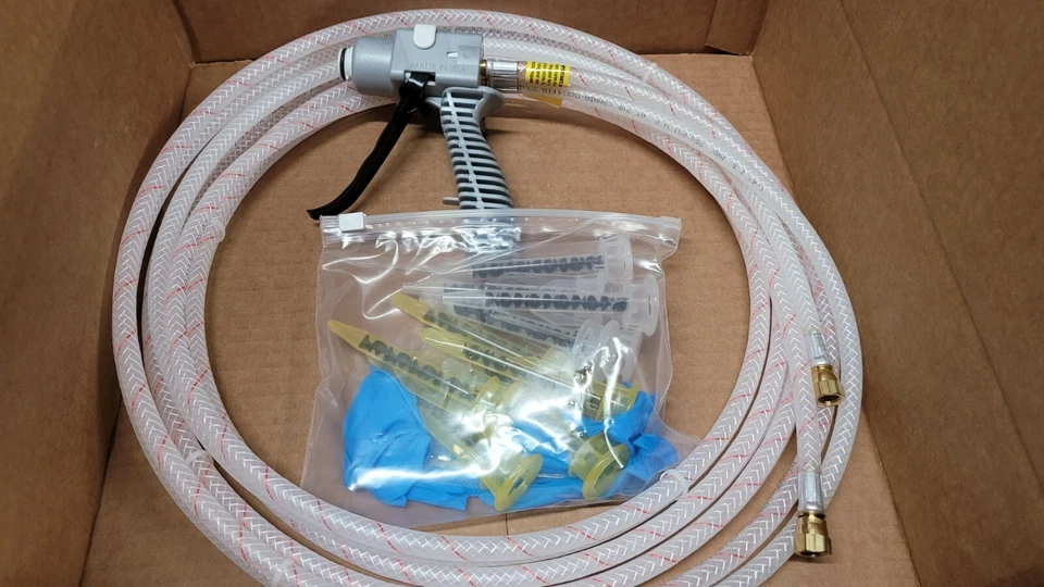 DAP Dispensing Gun and 15 Foot Hose Assembly and Combo Nozzles