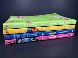 Lote manga ZOM 100 Bucket List of the Dead 1-4 inglés VIZ - Imagen 1 de 10
