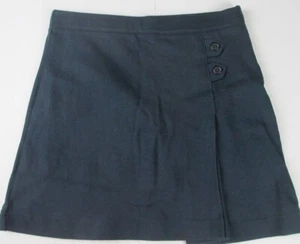 LANDS END Khaki Scuola Uniforme Cotone Maglia Skort Ragazze 7 *NUOVO* - Foto 1 di 4